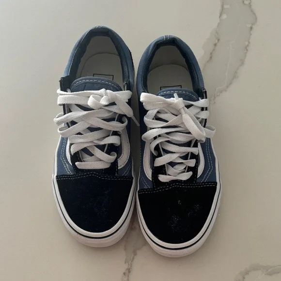 Vans Kids' Old School Navy - Picture 2 of 7